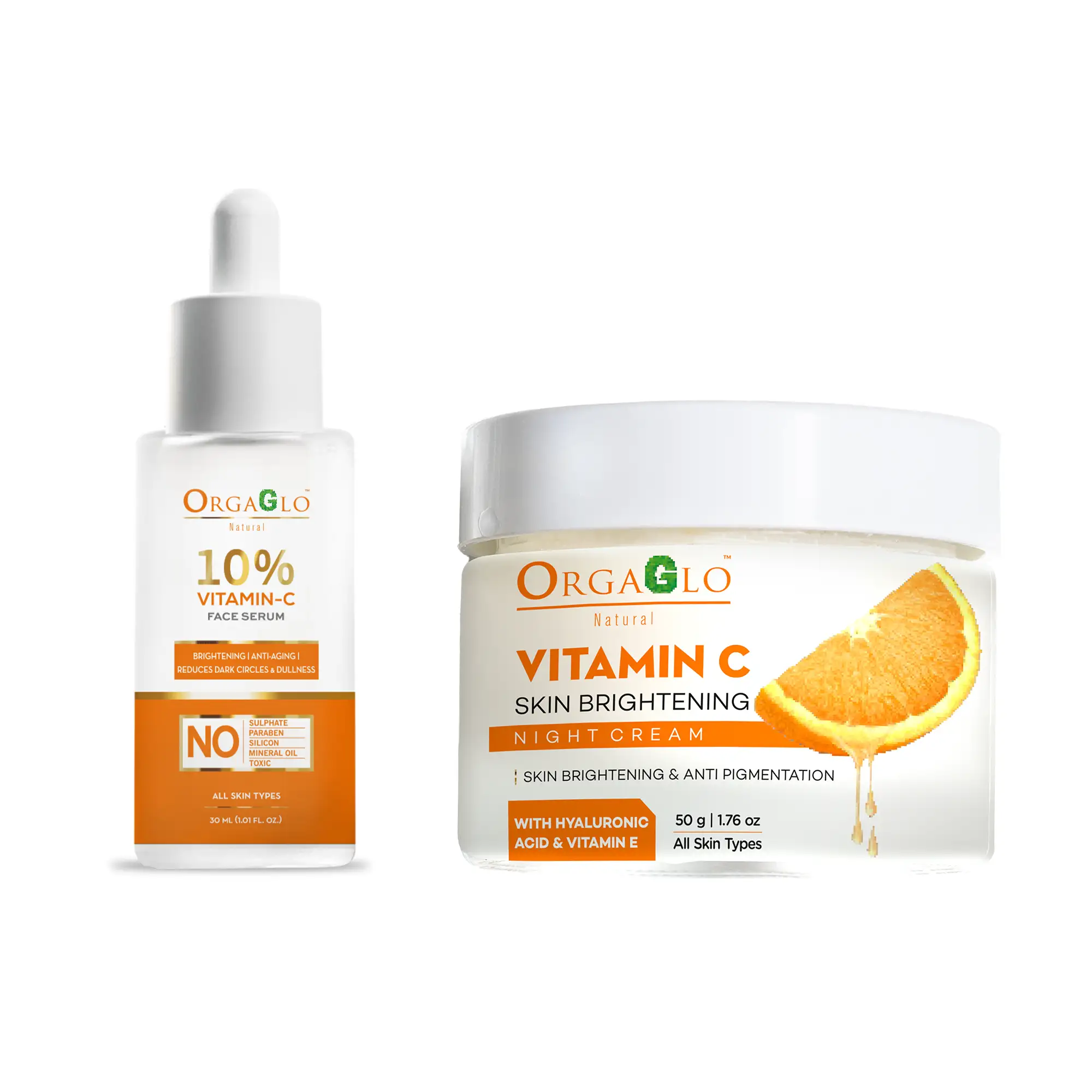 https://www.orgaglo.com/storage/products/Vitamin C Bright Skin Combo: Vitamin C Face Serum – 30 ML, Vitamin C Night Cream – 50 GM, for Brightening & Anti-Aging.