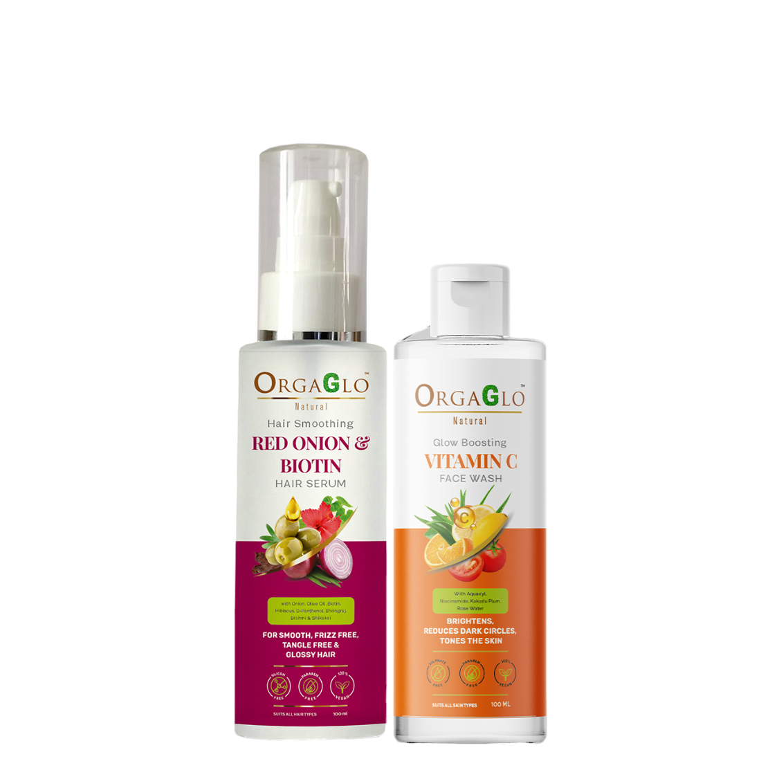 https://www.orgaglo.com/storage/products/Red Onion & Biotin Hair Serum (100ML) + Vitamin C Face Serum ( 100ML) Pack 2